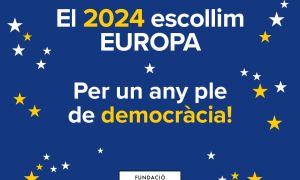 The Fundació Catalunya Europa wishes you happy holidays and a 2024 with more Europe, peace and democracy