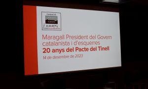 Conmemoración de los 20 años del Pacto del Tinell del gobierno catalanista y de izquierdas de Pasqual Maragall