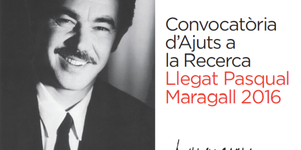 Tercera convocatòria d'ajuts a la recerca Llegat Pasqual Maragall