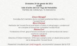 Debat sobre desigualtat i fiscalitat