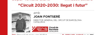 Circuito 2020-2030: Legado y futuro. Cena coloquio con Joan Fontserè