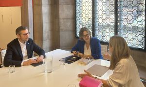 Meeting with the Minister for External Action and European Union, Meritxell Serret, to promote citizen participation