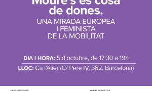 Moverse es cosa de mujeres. Una mirada europea y feminista de la movilidad