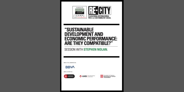 Desenvolupament sostenible i rendiment econòmic: Són compatibles? Stephen Nolan