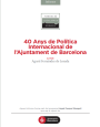 40 years of international policy in Barcelona City Council