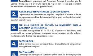 La Fundació Catalunya Europa impulsa una campaña para que los ayuntamientos tengan concejalías de Europa