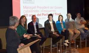 Conmemoración de los 20 años del Pacto del Tinell del gobierno catalanista y de izquierdas de Pasqual Maragall