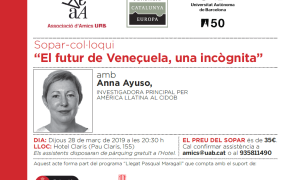 Sopar col·loqui amb Anna Ayuso