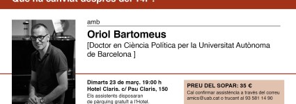 Tertulia Claris - ¿Qué ha canviado después del 14-F?