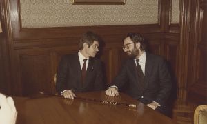 40 aniversario de la llegada de Pasqual Maragall como alcalde al Ayuntamiento de Barcelona.